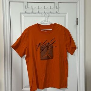 Nike Men's Orange Graphic T-Shirt